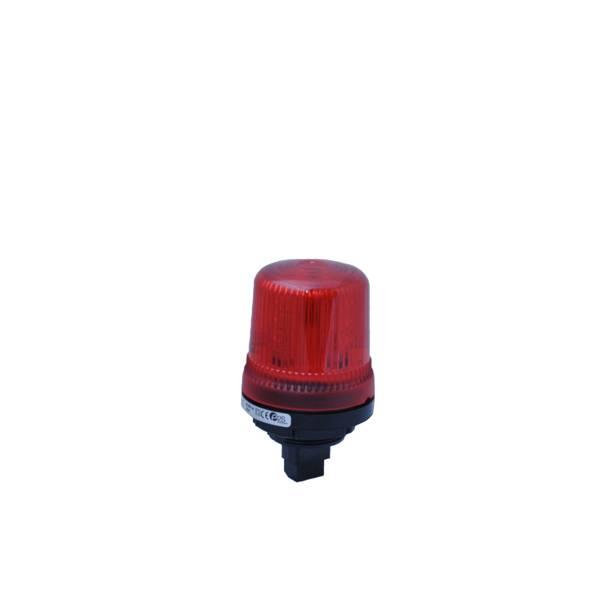 B100LDA030B.1 E2S  LED Beacon B100LDA  24vDC 1:RED Permanent IP65 10-30vDC iø37 Panel Mount